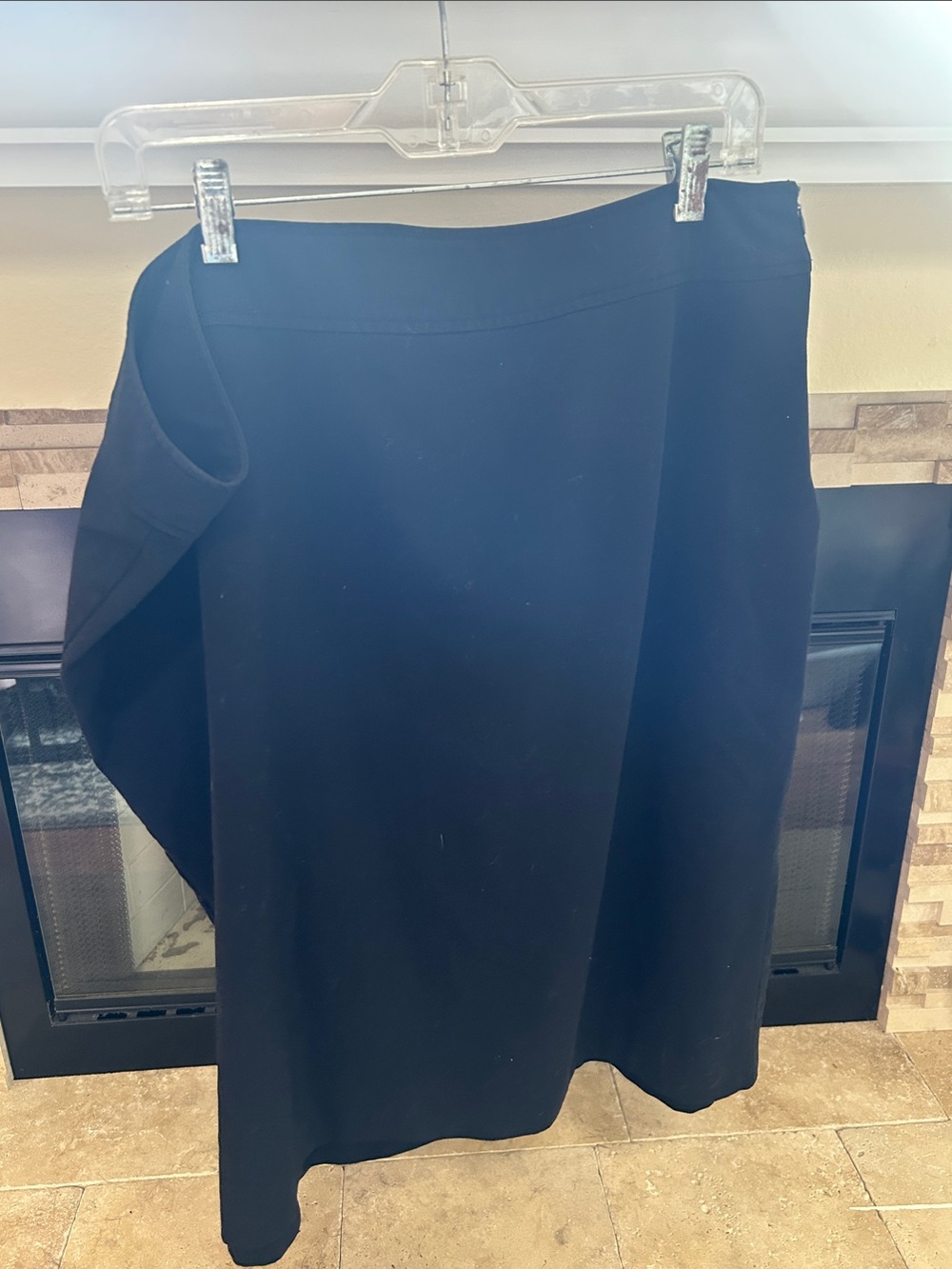 Classic Black A-Line Skirt by